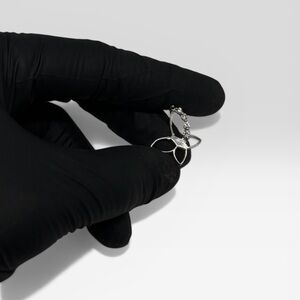 925 Sterling Silver CZ Butterfly Pendant